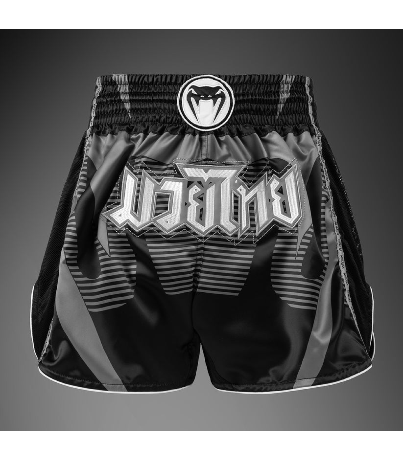 Муай Тай Шорти - Venum Adrenaline Muay Thai Shorts - Black/Gray​